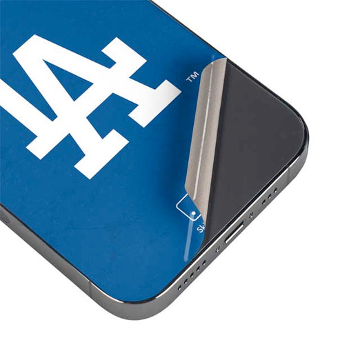 MLB Los Angeles Dodgers - Solid Distressed iPhone 16 Pro Skin